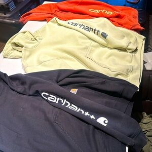 Carhartt sweaters. Sold individually or can bundle